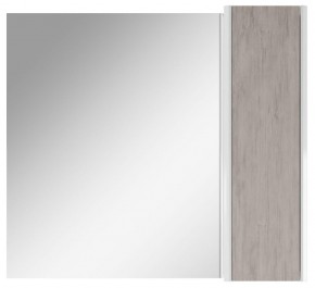 Шкаф-зеркало Uno 80 Дуб серый левый/правый Домино (DU1504HZ) в Чебаркуле - chebarkul.mebel-74.com | фото