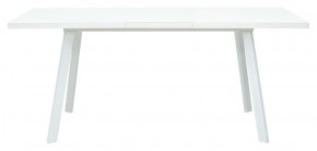 Стол ФИН 120 Белый, стекло/ Белый каркас М-City в Чебаркуле - chebarkul.mebel-74.com | фото