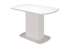 Стол обеденный Соренто (Белый глянец) в Чебаркуле - chebarkul.mebel-74.com | фото