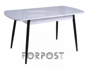 Стол раздвижной со стеклянной столешницей (BLACK, WHITE) в Чебаркуле - chebarkul.mebel-74.com | фото