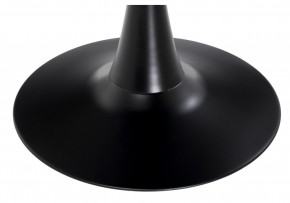 Стол стеклянный Tulip 90x74 black glass в Чебаркуле - chebarkul.mebel-74.com | фото