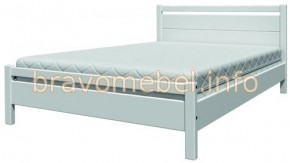 ВЕРОНИКА-1 Кровать из массива 900 (Белый Античный) в Чебаркуле - chebarkul.mebel-74.com | фото