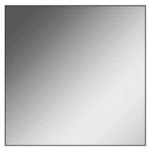 Зеркало Corsica 600х600 black без подсветки Sansa (SB1064Z) в Чебаркуле - chebarkul.mebel-74.com | фото