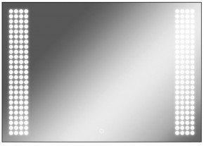 Зеркало Cosmo 100 black с подсветкой Sansa (SC1047Z) в Чебаркуле - chebarkul.mebel-74.com | фото