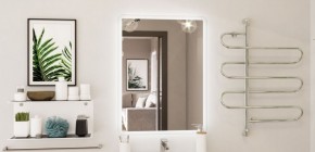 Зеркало Дублин 800х600 с подсветкой Домино (GL7017Z) в Чебаркуле - chebarkul.mebel-74.com | фото