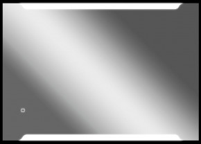 Зеркало Оттава 1000х700 с подсветкой Домино (GL7028Z) в Чебаркуле - chebarkul.mebel-74.com | фото