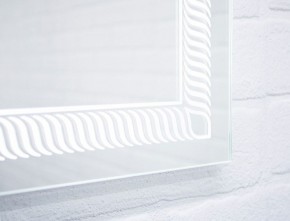 Зеркало Паликир 700х700 с подсветкой Домино (GL7051Z) в Чебаркуле - chebarkul.mebel-74.com | фото