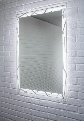 Зеркало Сеул 1000х700 с подсветкой Домино (GL7029Z) в Чебаркуле - chebarkul.mebel-74.com | фото