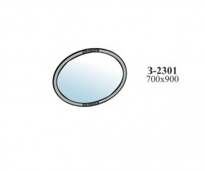Зеркало ШЕР Дуб серый (З-2301) в Чебаркуле - chebarkul.mebel-74.com | фото
